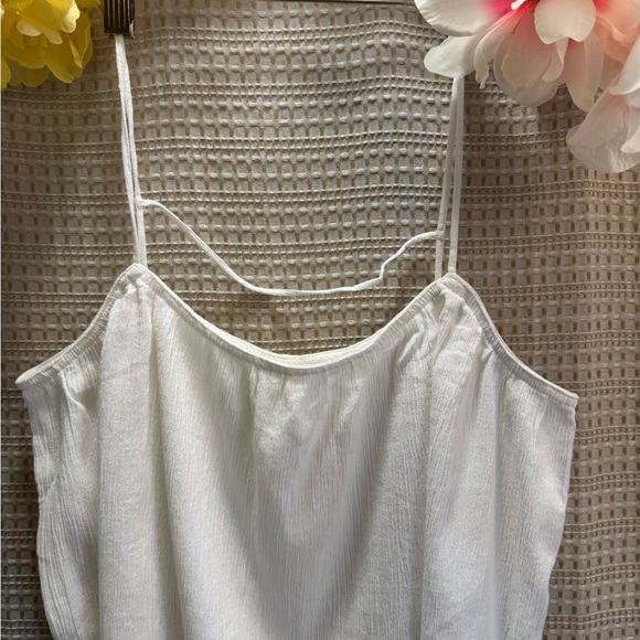 H&M White Ribbed Cami Top - Picture 3 of 9